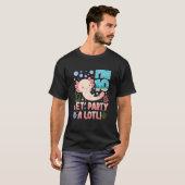 10 Jahre alt Axolotl 10. Geburtstag Süße Tier Haus T-Shirt (Vorne ganz)