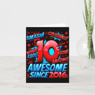 10 Jahre alt für Jungen 10. Geburtstag Junge 10 Ja Karte