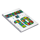 10 Jahre alt Geburtstag Geschenk Alter 10 Build Bl Notizblock (Rechte Seite)