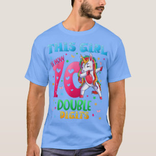 10 Jahre alt Geburtstag Geschenke dieses Mädchen i T-Shirt