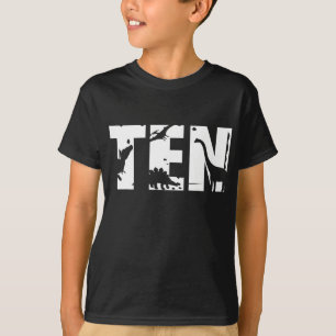 10 Jahre alt Geburtstag Junge Dinosaurier T Rex Ge T-Shirt