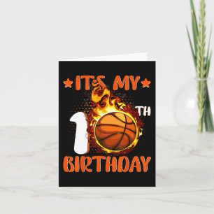 10 Jahre alt ist mein 10. Geburtstag Basketball Karte