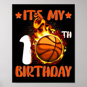 10 Jahre alt ist mein 10. Geburtstag Bysketbyll Poster