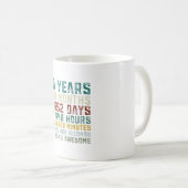 10 Jahre alte 10. Kaffeetasse (VorderseiteRechts)