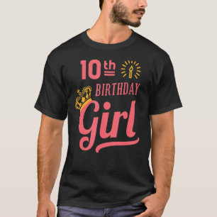 10 Jahre alte Doppelziffern 10. Geburtstag Krone G T-Shirt