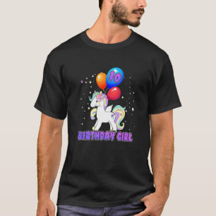 10 Jahre Alte Geschenke Ballon Einhorn 10. Geburts T-Shirt