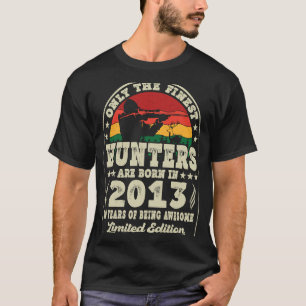 10 Jahre alte Hirschjagdjäger Vintag 2013 10. T-Shirt