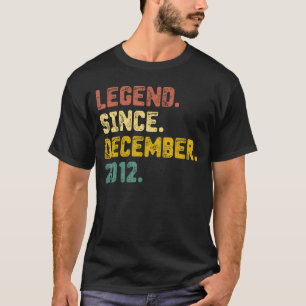 10 Jahre alte Legende Seit Dezember 2012 10. Gebur T-Shirt