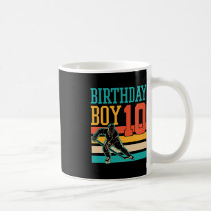 10 Jahre alter Eishockey Thema 10. Geburtstagspart Kaffeetasse
