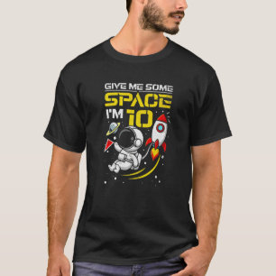 10 Jahre alter Weltraum 10. Geburtstag Boy Astrona T-Shirt