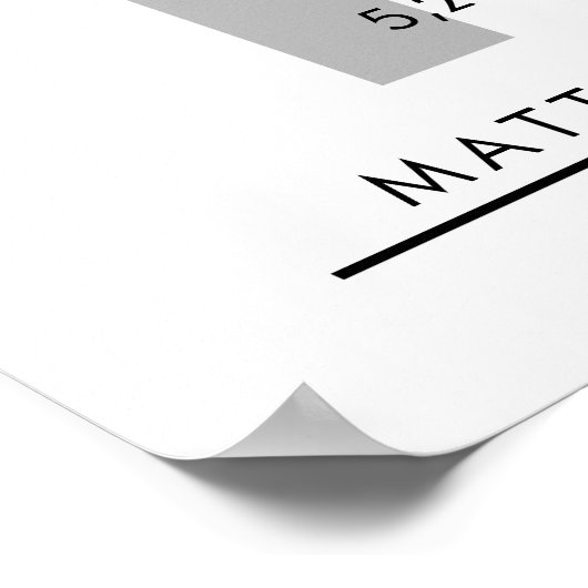 10 Jahre Altersrente oder Geschenk zur Mitarbeiter Poster (Ecke)