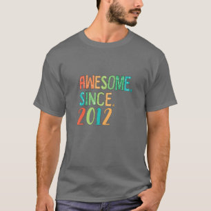 10 Jahre Altes Girl Herz Blumendekor Phantastisch T-Shirt