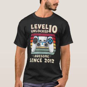 10 Jahre BDay Son Boy Gamer 10. 10 Jahre alt Birth T-Shirt