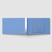 10 Jahre Blau- und Silberfolie Gästebuch (Voll)