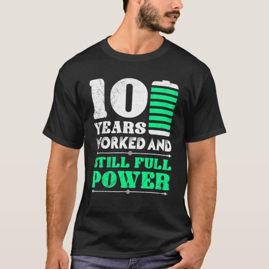 10 Jahre Firmenjubiläum 1 T-Shirt (Vorderseite)