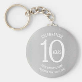 10 Jahre Firmenjubiläum Gunst Geschenk Schlüsselanhänger