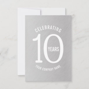 10 Jahre Firmenjubiläum Party Save The Date