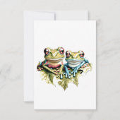 10 Jahre Hochzeitstag Garten Lässiges Party RSVP Karte (Rückseite)