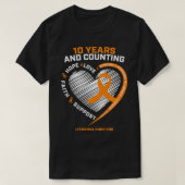 10 Jahre krebserregendes Geschenk Männer Frauen Or T-Shirt (Design vorne)