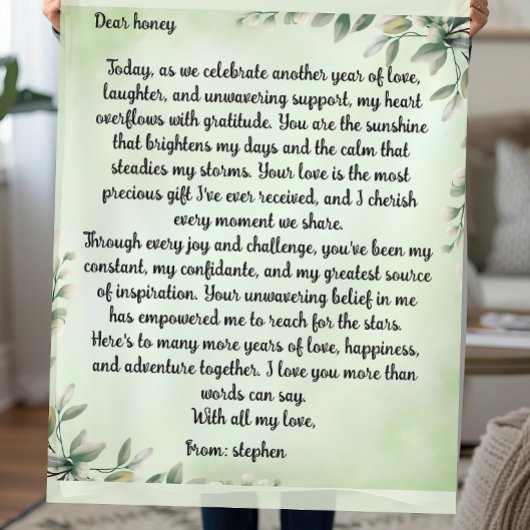 10 Jahre Liebe: Ein herzliches Jubiläum Fleecedecke