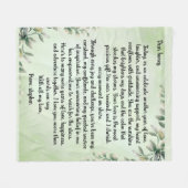 10 Jahre Liebe: Ein herzliches Jubiläum Fleecedecke (Vorderseite (Horizontal))