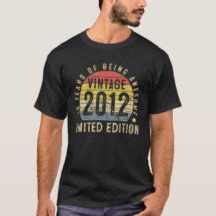 10 Jahre Old Vintage 2012 Limited Edition 10. Gebu T-Shirt