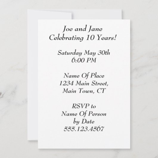 10 Jahre Phantastisch sein Einladung (Rückseite)