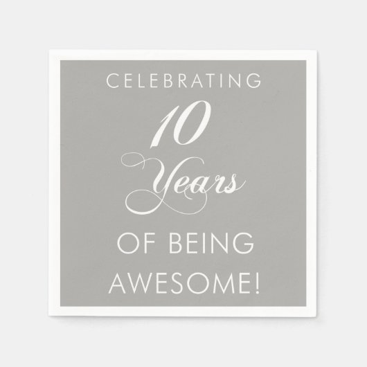 10 Jahre Phantastisch sein Serviette (Vorderseite)