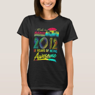 10 Jahre Phantastisch seit März 2012 10. Geburtsta T-Shirt