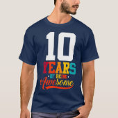 10 Jahre Phantastische Geschenke 10 Jahre alt T-Shirt (Vorderseite)