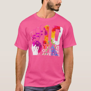 10 Jahre Phantastischer Bowling 10. Geburtstag T-Shirt