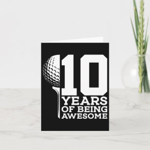 10 Jahre Phantastischer Golfplatz 10. Geburtstag 1 Karte