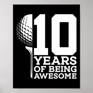 10 Jahre Phantastischer Golfplatz 10. Geburtstag 1 Poster
