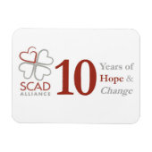 10 Jahre SCAD Alliance Magnet (Horizontal)