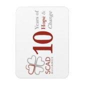 10 Jahre SCAD Alliance Magnet (Vertikal)