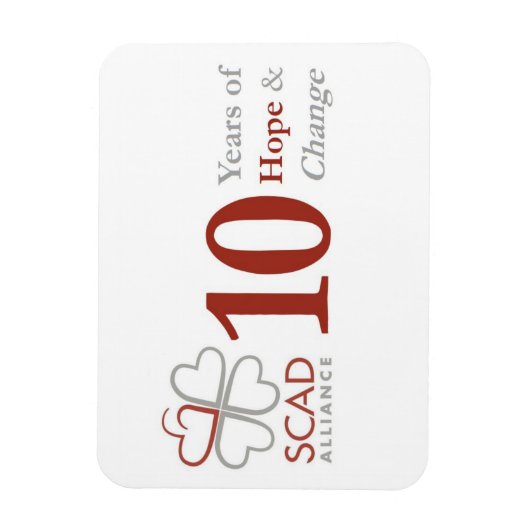 10 Jahre SCAD Alliance Magnet (Vertikal)