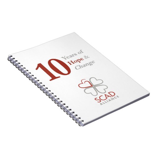 10 Jahre SCAD Alliance Notebook Notizblock (Rechte Seite)