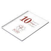 10 Jahre SCAD Alliance Notebook Notizblock (Linke Seite)