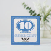 10 Jahre Serviceprämie für Farbangestellte (Stehend Vorderseite)