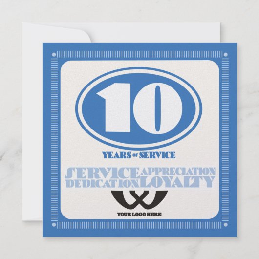 10 Jahre Serviceprämie für Farbangestellte (Vorderseite)