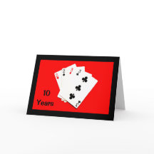 10 Jahre sind ein großer Deal! Jubiläumskarte