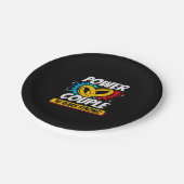 10 Jahre Verheiratete Paare 10 Jahre stark Pappteller (Schrägansicht)