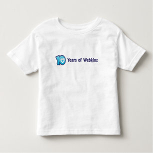 10 Jahre von Webkinz Logo Kleinkind T-shirt