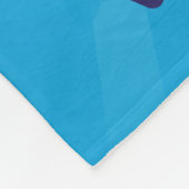 10 Jahre von Webkinz Silhouette Fleecedecke (Ecke)