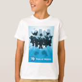 10 Jahre von Webkinz Silhouette T-Shirt (Vorderseite)