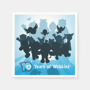 10 Jahre Webkinz-Silhouette Serviette