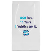 10 Jahre Webkinz-Statistiken Kleine Geschenktüte (Vorderseite)