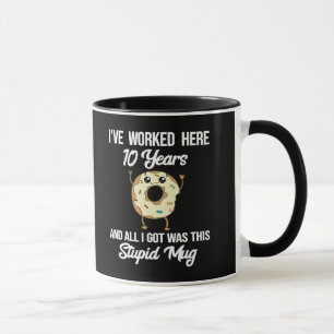 10-Jahres-Jubiläums-Geschenk zur Wertschätzung Tasse