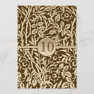 10-Jahres-Jubiläumseinladung im Vintage-Design Einladung