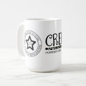 10-Jahres-Logo Kaffeetasse (Vorderseite Links)